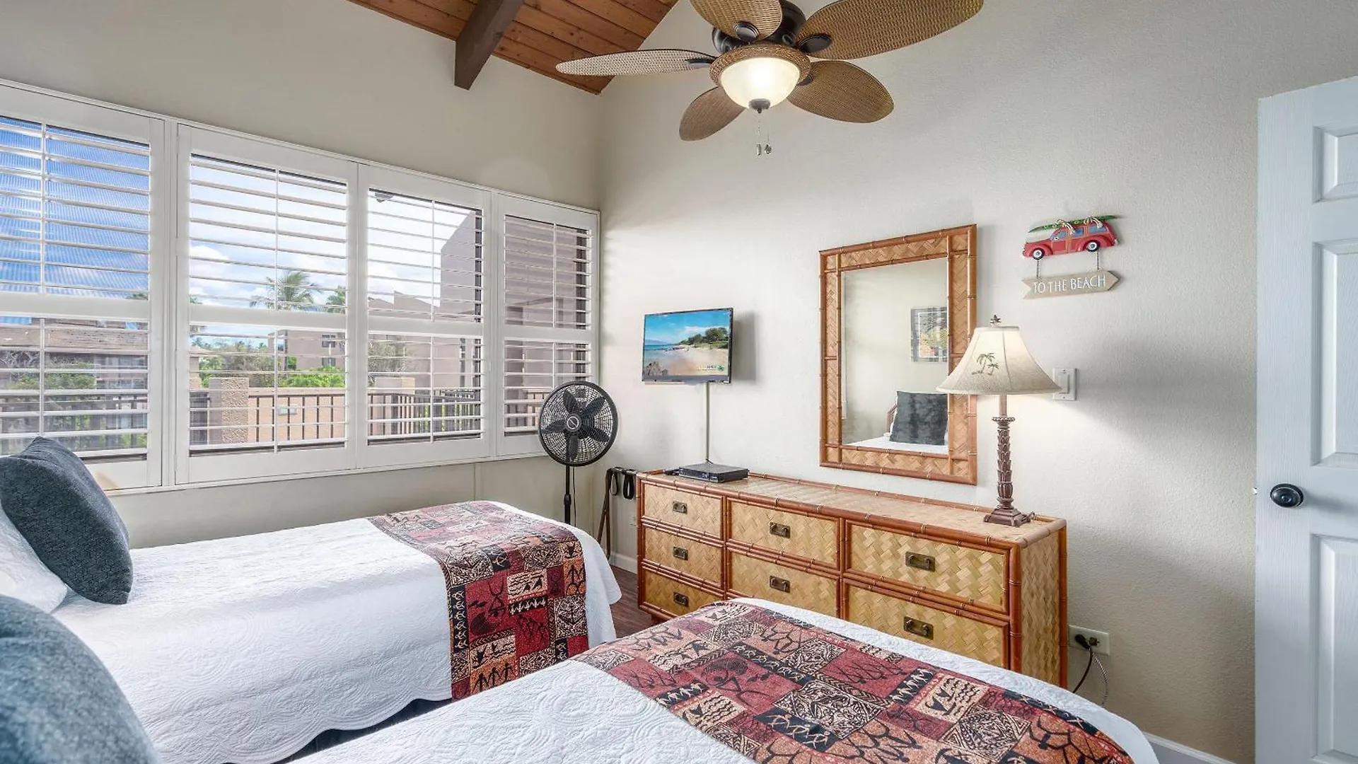 ויילי Kamaole Sands 2-406, Ocean Views, Split Ac, 2 Bdrm